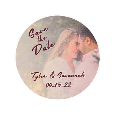 save the date coasters TWCST414R
