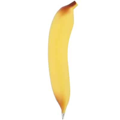 Plastic banana pen blank.