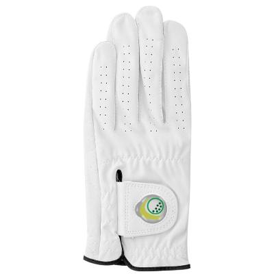Callaway opti flex left handed golf glove with full color custom promotional logo.