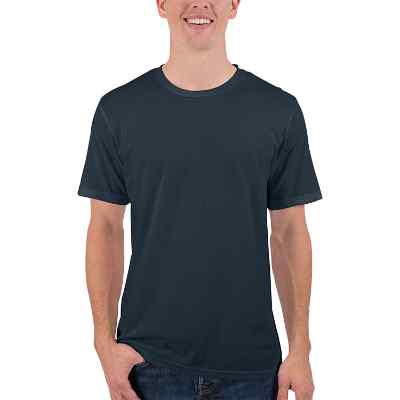 Blank new navy tri t-shirt.