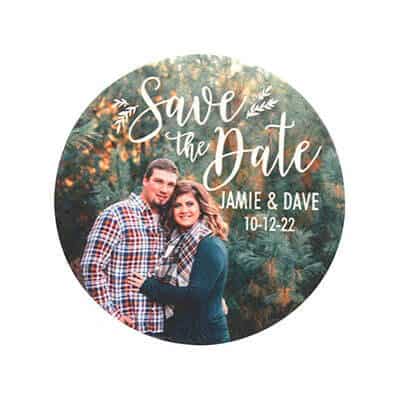 save the date coasters TWCST421R