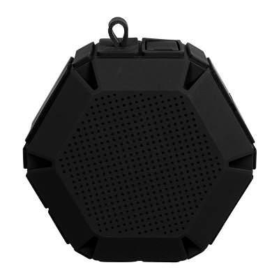 Black plastic wireless speaker available in bulk.