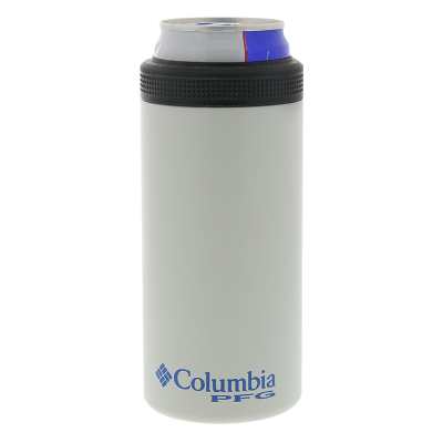 Stainless blank white can cooler.