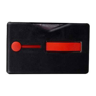 Black plastic phone wallet available in bulk.