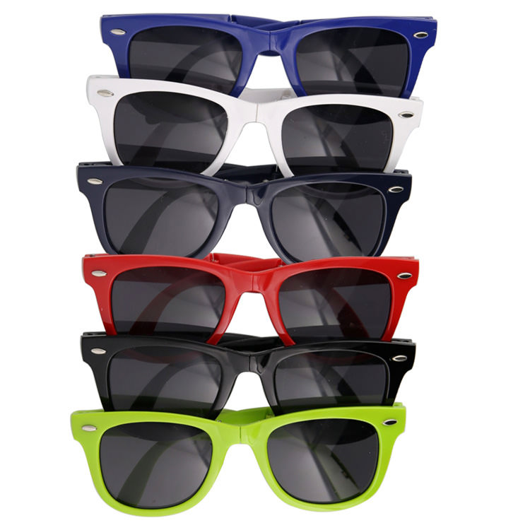 Polycarbonate folding sunglasses blank.