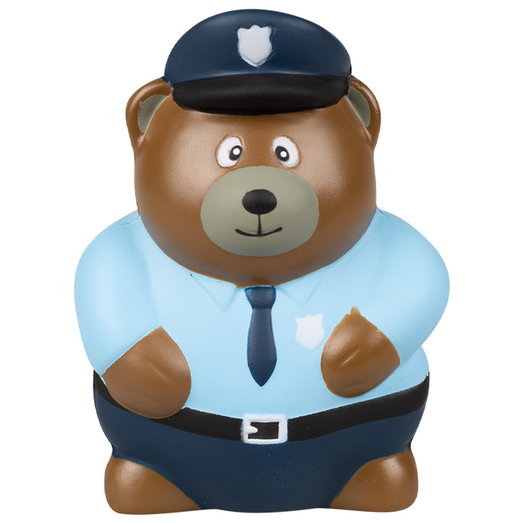 police bear stress ball