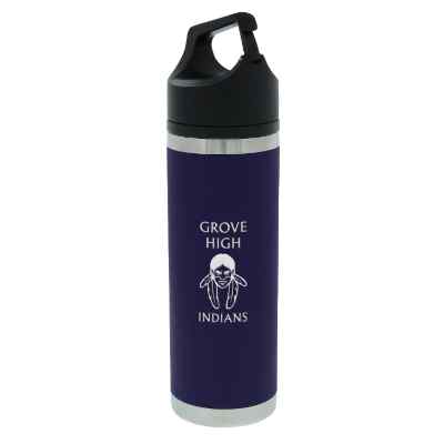 Navy bottle with engraved logo