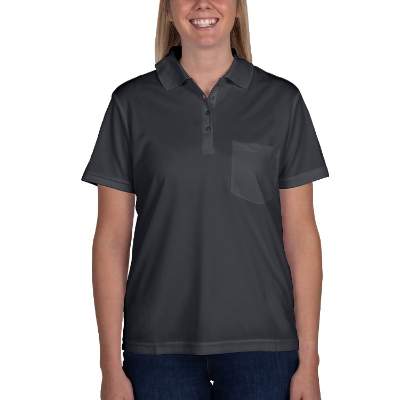 Blank carbon performance polo with pocket