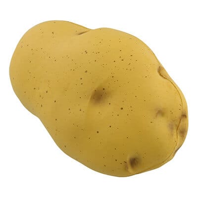 Foam potato stress ball blank.