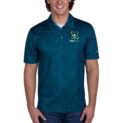 Navy customized full color crosshatch polo