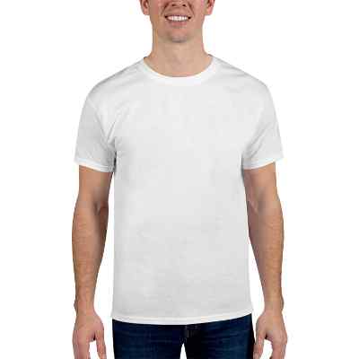 Blank white ecosmart t-shirt.