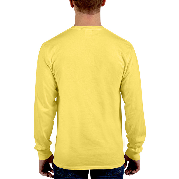 Custom cotton long-sleeve t-shirt