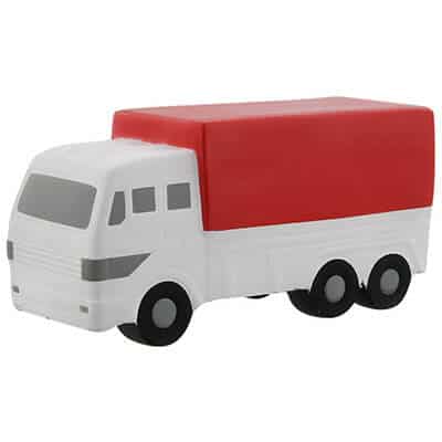 Foam delivery truck stress reliever blank.
