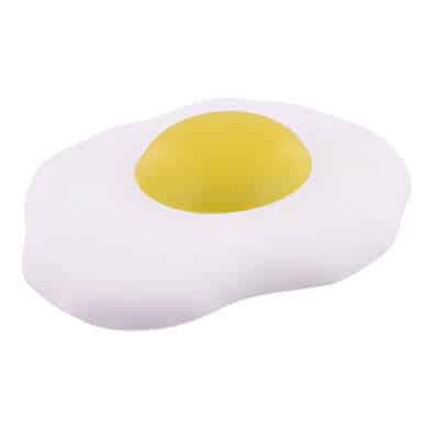 Foam sunny side up egg stress reliever blank.