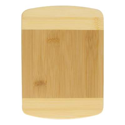 Two-tone small bamboo cutting board blank.
