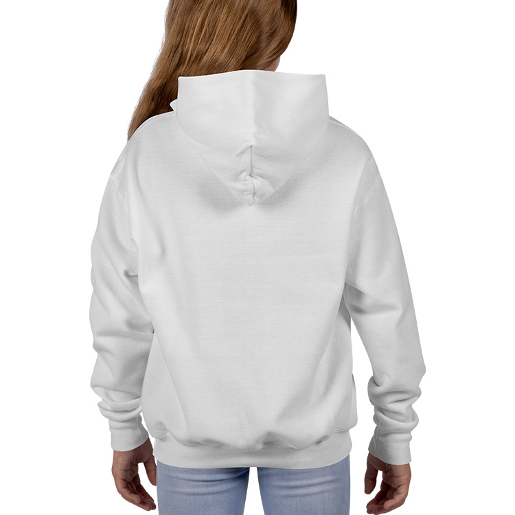 White Custom Pullover Sweatshirt