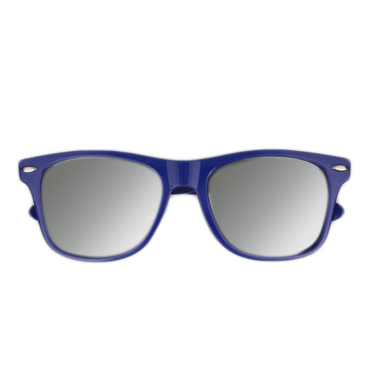 Polycarbonate mirrored lens sunglasses blank.