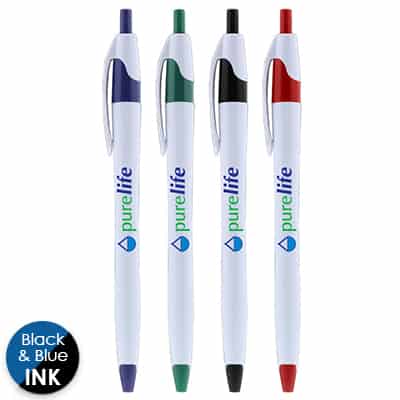 Personalized full-color plastic pen.