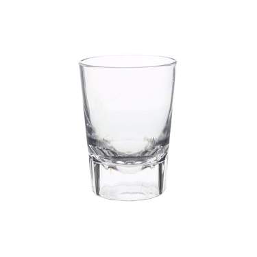 Arcylic clear shot glass blank in 2 ounces.