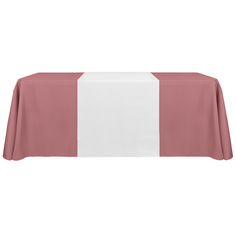 30 inches x 90 inches polyester wedding table runner.
