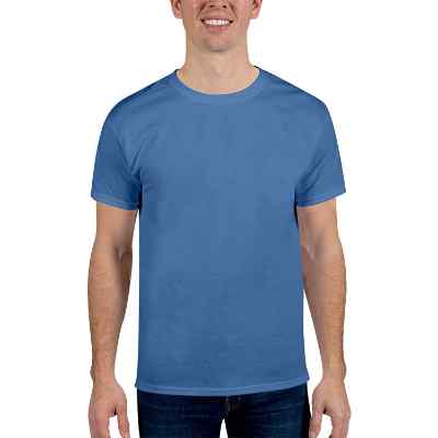 Blank carolina blue ecosmart t-shirt.