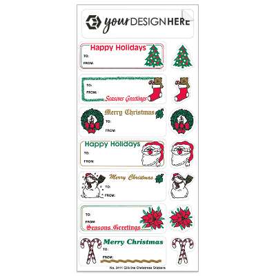 Holiday tree sheet stickers.