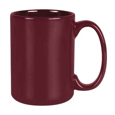 Maroon ceramic mug-blank