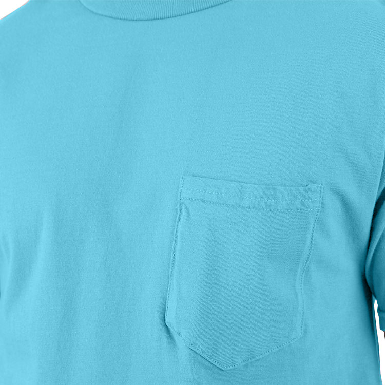 Personalized dyed pocket t-shirt