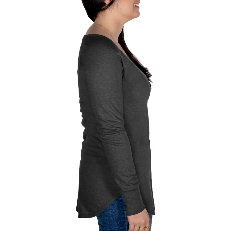 District Women's Perfect Tri Long Sleeve Tunic Tee, Product