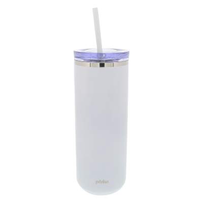 Blank with tumbler with lid and straw.