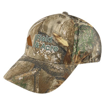 Realtree edge embroidered mesh back hat.