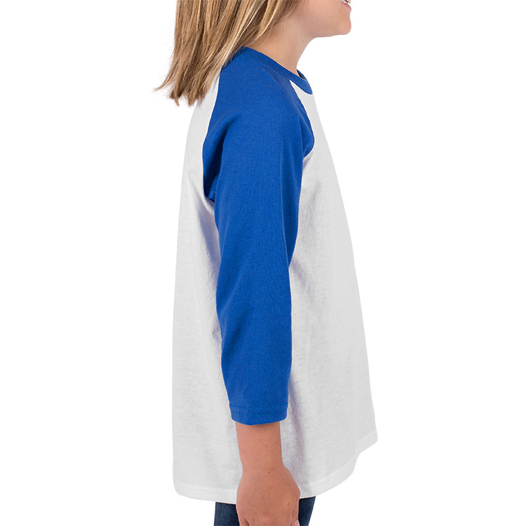 Custom Youth Blend 3/4-Sleeve Raglan T-Shirt