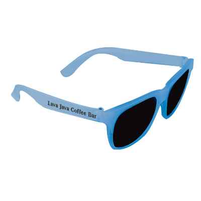 Custom alternating mood sunglasses.