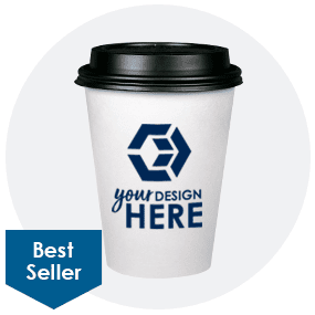 12 oz. Paper Cups With Lids   
