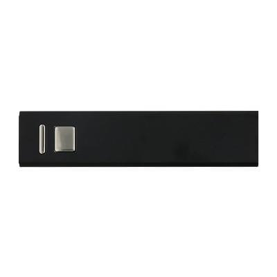 Metal black portable charger blank.