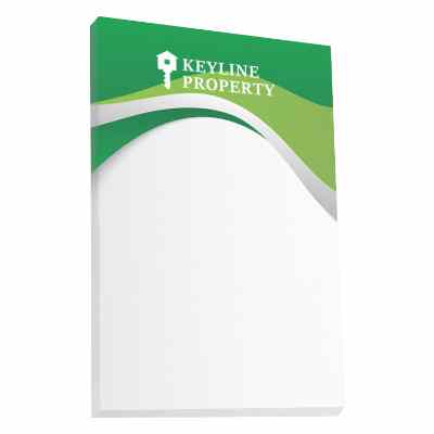 Souvenir sticky note 2x3 inch pad with full color imprint. 