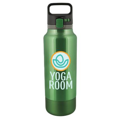 Forage stainless bottle with full color logo.