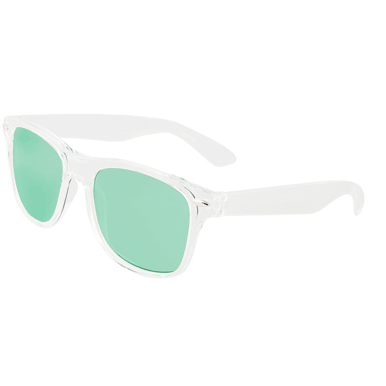 Polycarbonate crystal sunglasses blank.