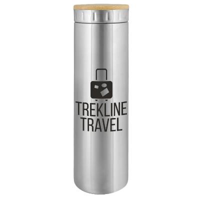 Stainless water bottle with custom imprint in 20 oz.
