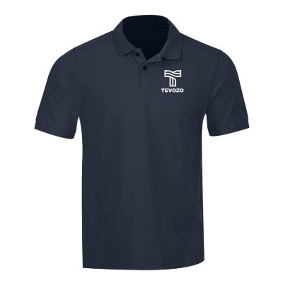 Night navy polo with personalized imprint.