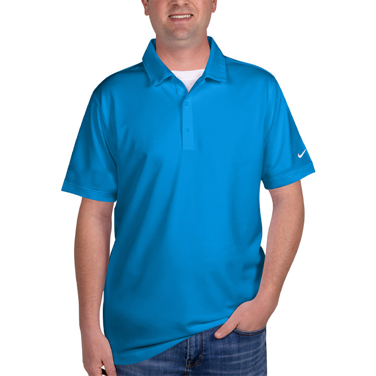 Nike® Dri-FIT™ Solid Icon Pique Modern Fit Polo-Full Color | Totally ...