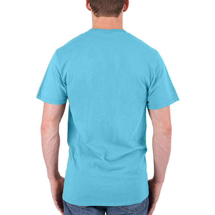Personalized dyed pocket t-shirt