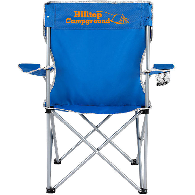 Folding chair with carrying bag.
