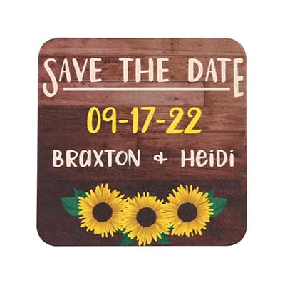 save the date coasters TWCST411
