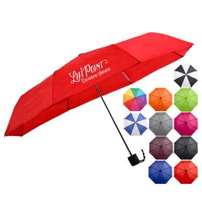 Custom 42" shedrain mini compact umbrella.