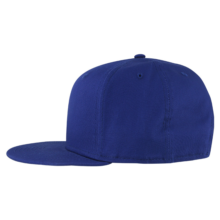 Flat bill embroidered hat.
