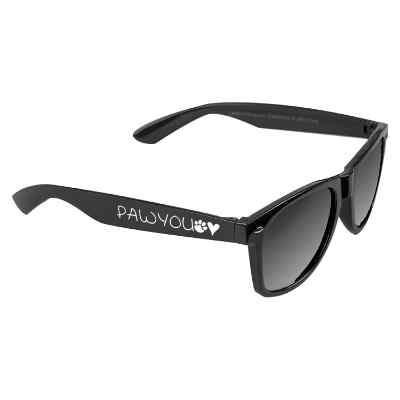 Custom shaded polarized sunglasses.