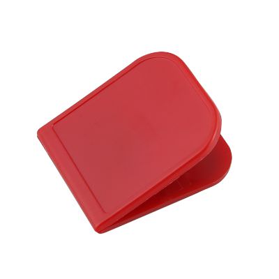 Plastic red chip clip blank.