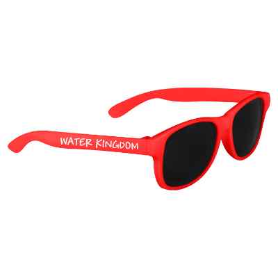 Custom youth unicolor sunglasses.