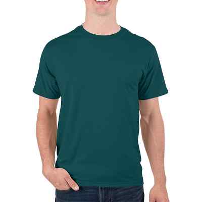 Marine green blank short sleeve t-shirt